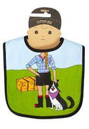 Moana Road Farmer Girl Baby Bib