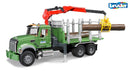 MACK Granite Timber Truck w/Loading Crane