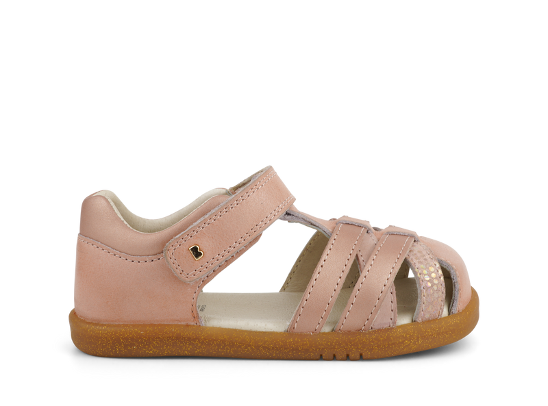 Bobux | IWalk  Cross Jump Sandal - Dusk Pearl & Rose Gold