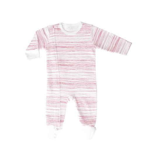 Emotion & Kids | Red scribble Zip  Suit with Feet