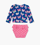 Hatley | Bright Butterflies Baby Rashguard Set