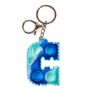 Fidget Pop  Letter Keychains A-Z