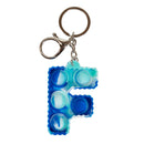 Fidget Pop  Letter Keychains A-Z