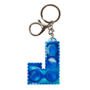 Fidget Pop  Letter Keychains A-Z