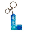 Fidget Pop  Letter Keychains A-Z