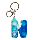 Fidget Pop  Letter Keychains A-Z