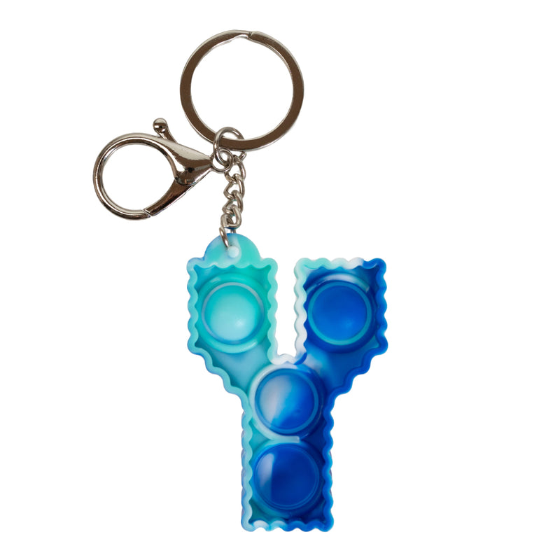 Fidget Pop  Letter Keychains A-Z