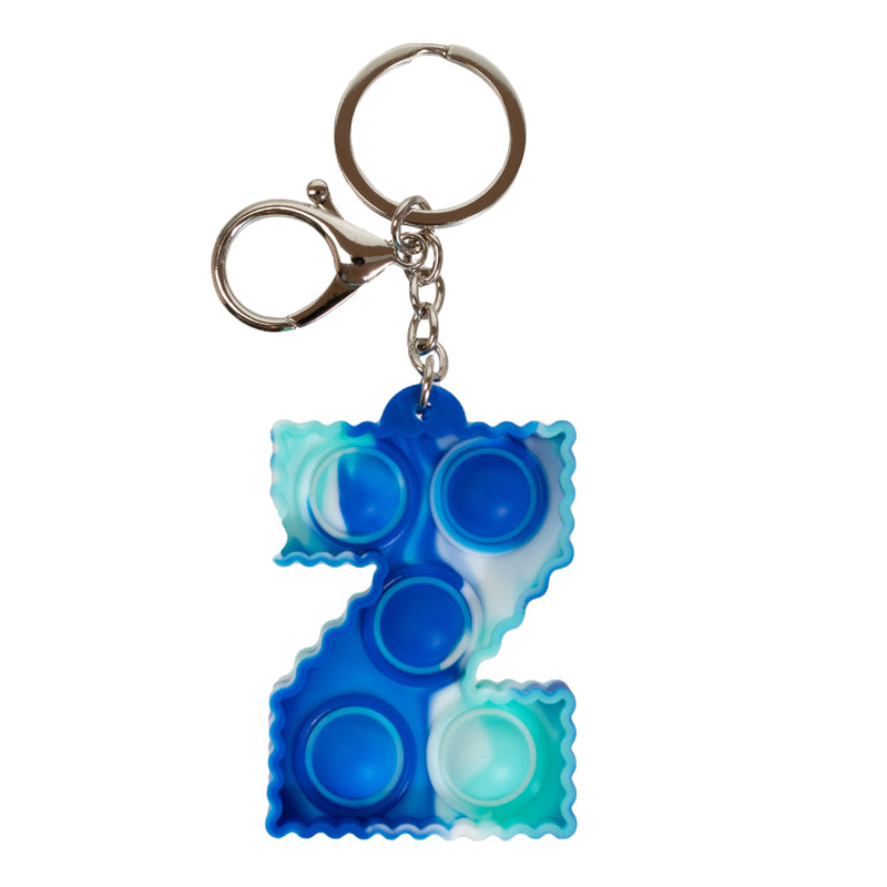 Fidget Pop  Letter Keychains A-Z