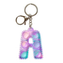 Fidget Pop  Letter Keychains A-Z