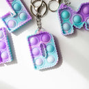 Fidget Pop  Letter Keychains A-Z