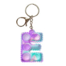 Fidget Pop  Letter Keychains A-Z
