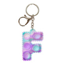 Fidget Pop  Letter Keychains A-Z