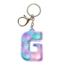 Fidget Pop  Letter Keychains A-Z