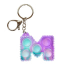 Fidget Pop  Letter Keychains A-Z
