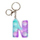 Fidget Pop  Letter Keychains A-Z