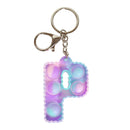Fidget Pop  Letter Keychains A-Z