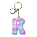 Fidget Pop  Letter Keychains A-Z