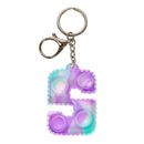 Fidget Pop  Letter Keychains A-Z