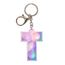 Fidget Pop  Letter Keychains A-Z