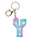 Fidget Pop  Letter Keychains A-Z