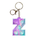 Fidget Pop  Letter Keychains A-Z