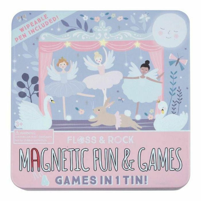 Floss & Rock Magnetic Games Tin – Enchanted (Ages 3+)
