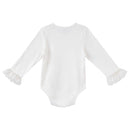 Designer Kidz | Bunny Floral Lace Cuff Bodysuit