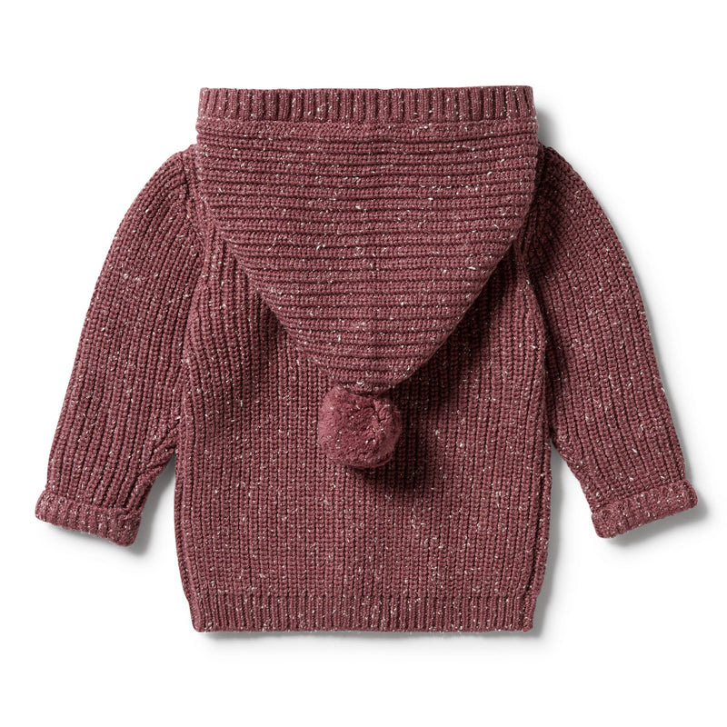 W & F | Fleck Knitted Jacket Wild Ginger