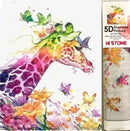 5D crystal Art Giraffes & butterflies  30x40CM