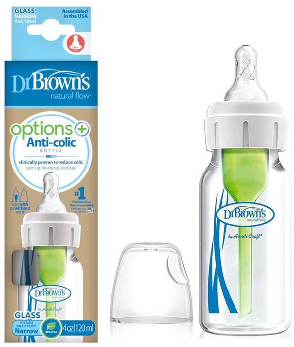 Dr Browns|  120mL Narrow Neck Bottle Glass