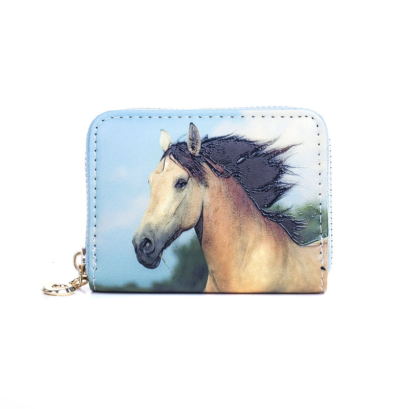 Horse Design Card Holder Wallets