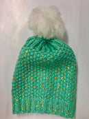 CLARO | Glitter Green BEANIE -