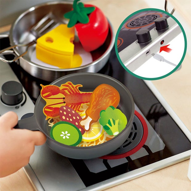 Hape |  Deluxe Kitchen Playset with Fan Fryer