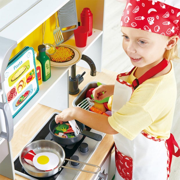 Hape |  Deluxe Kitchen Playset with Fan Fryer