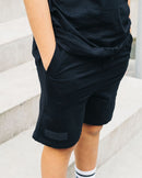 Band of Boys | Black Seam Front Shorts