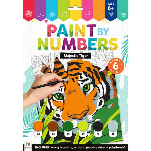 Hinkler Paint By Numbers Majestic Tiger