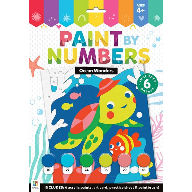 Hinkler Paint By Numbers Ocean Wonders