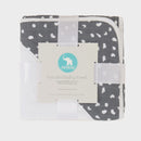 All4Ella | Hooded Baby Towel - Charcoal