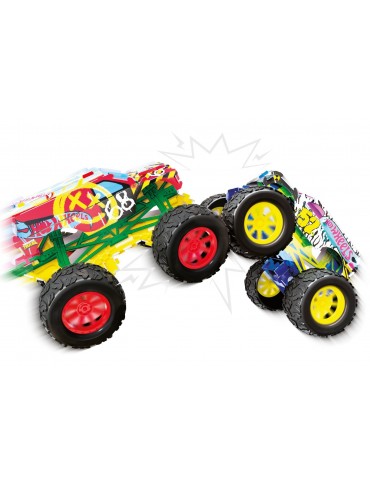 Hot Wheels Monster Trucks Maker Kitz Crash Zone Twin Pack