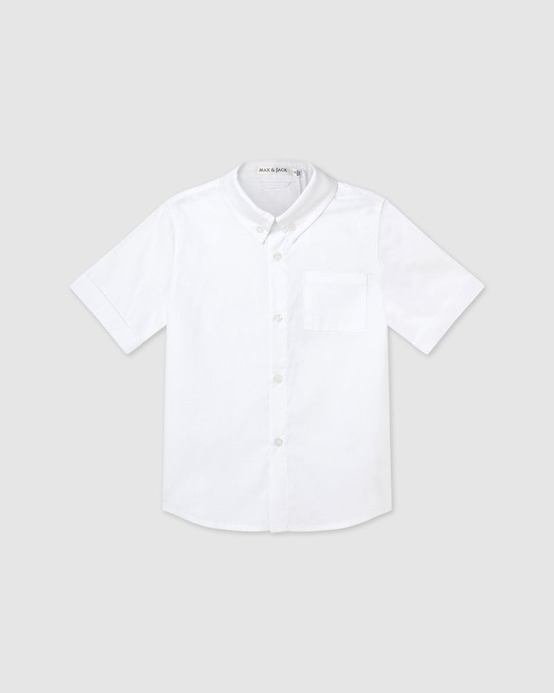 Designer Kidz | Jackson S/S Formal Shirt - White