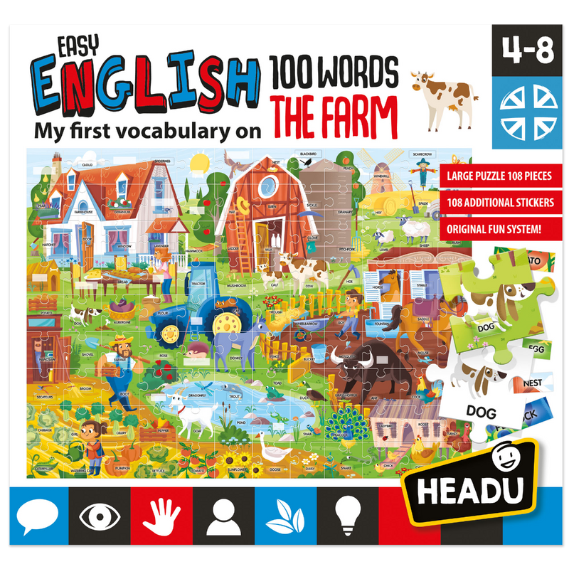 Headu | Easy English 100 Words Farm