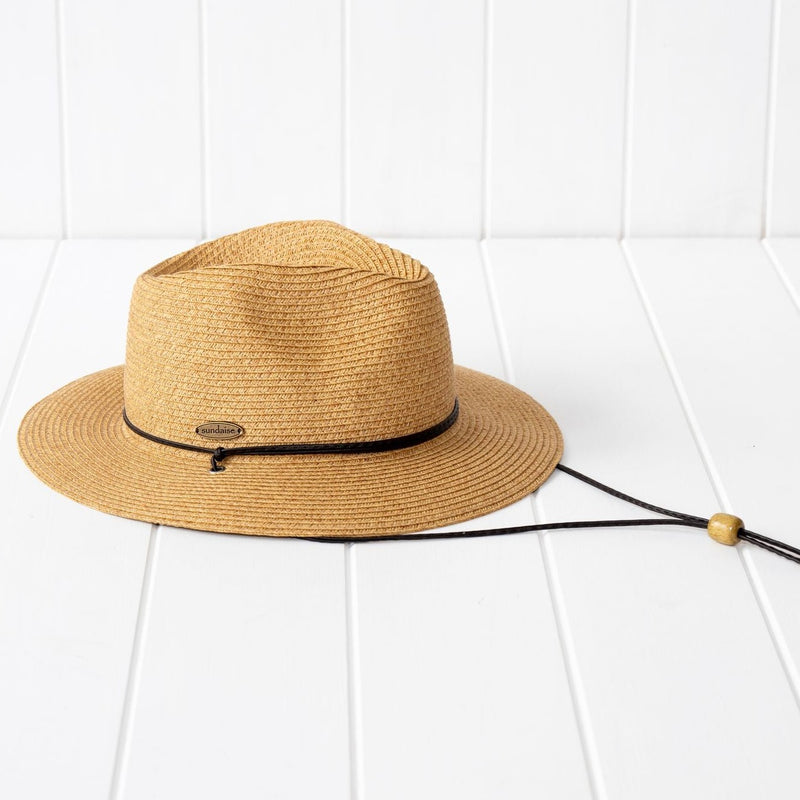Sundaise | Boys George Panama Hat with Strap