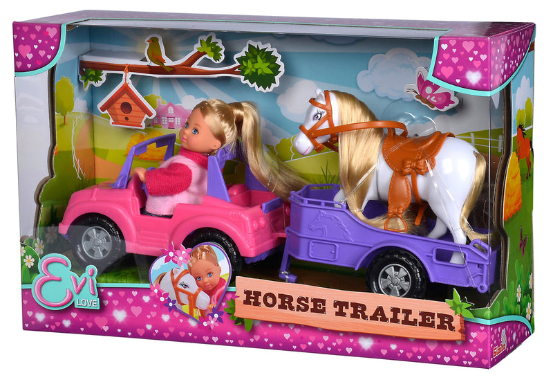 Evi Doll Horse Trailer