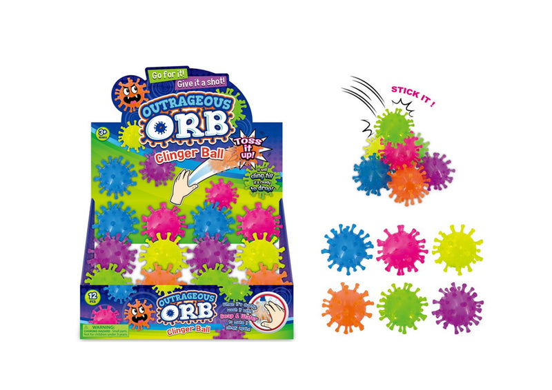 Sticky Squeeze Outrageous Orb Airball (asst colour)