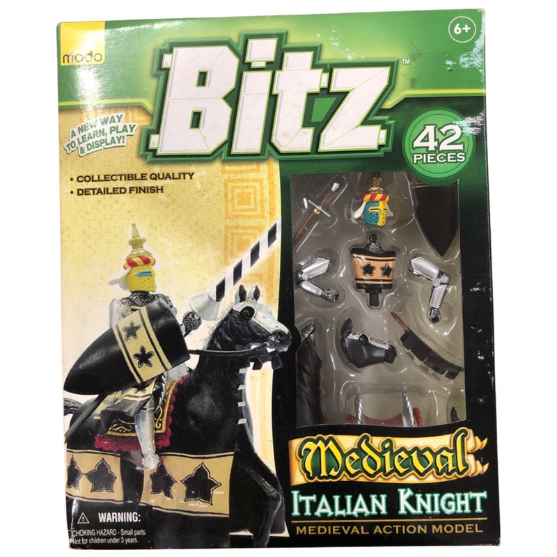 Bitz Italian Knight with Lance on Battle Horse