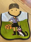 Moana Road Farmer Girl Baby Bib