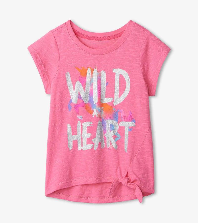 Hatley | Wild at Heart Tie Front Tee