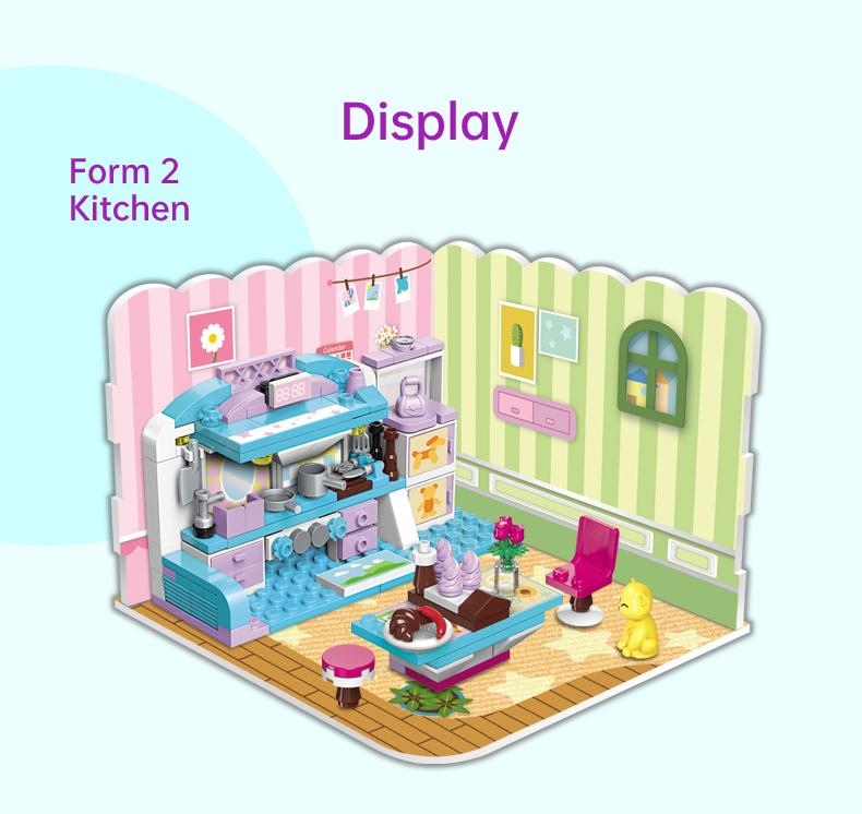 Girl's Room (3 in 1) - Brick Building