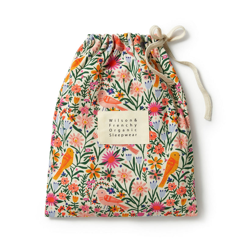 W & F | Organic Pyjamas-Birdy Floral