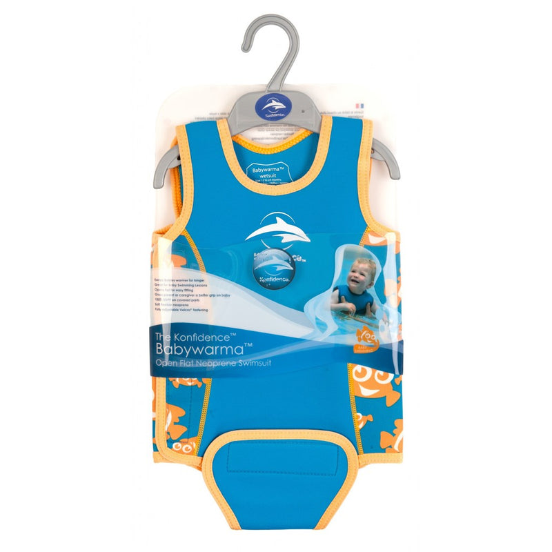 Konfidence Baby Warma Open Flat Wetsuit - Clownfish